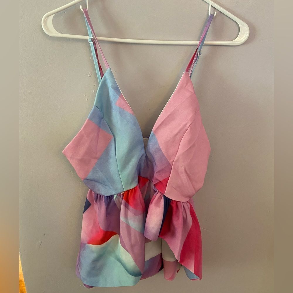 Women’s Peplum Crop Top